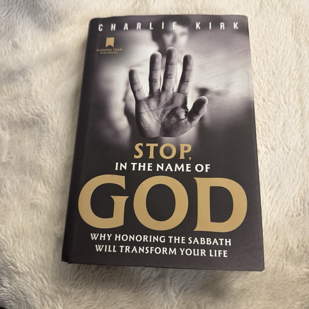 Stop, In the Name of God by Charlie Kirk Hardcover 2026 Religion Christianity